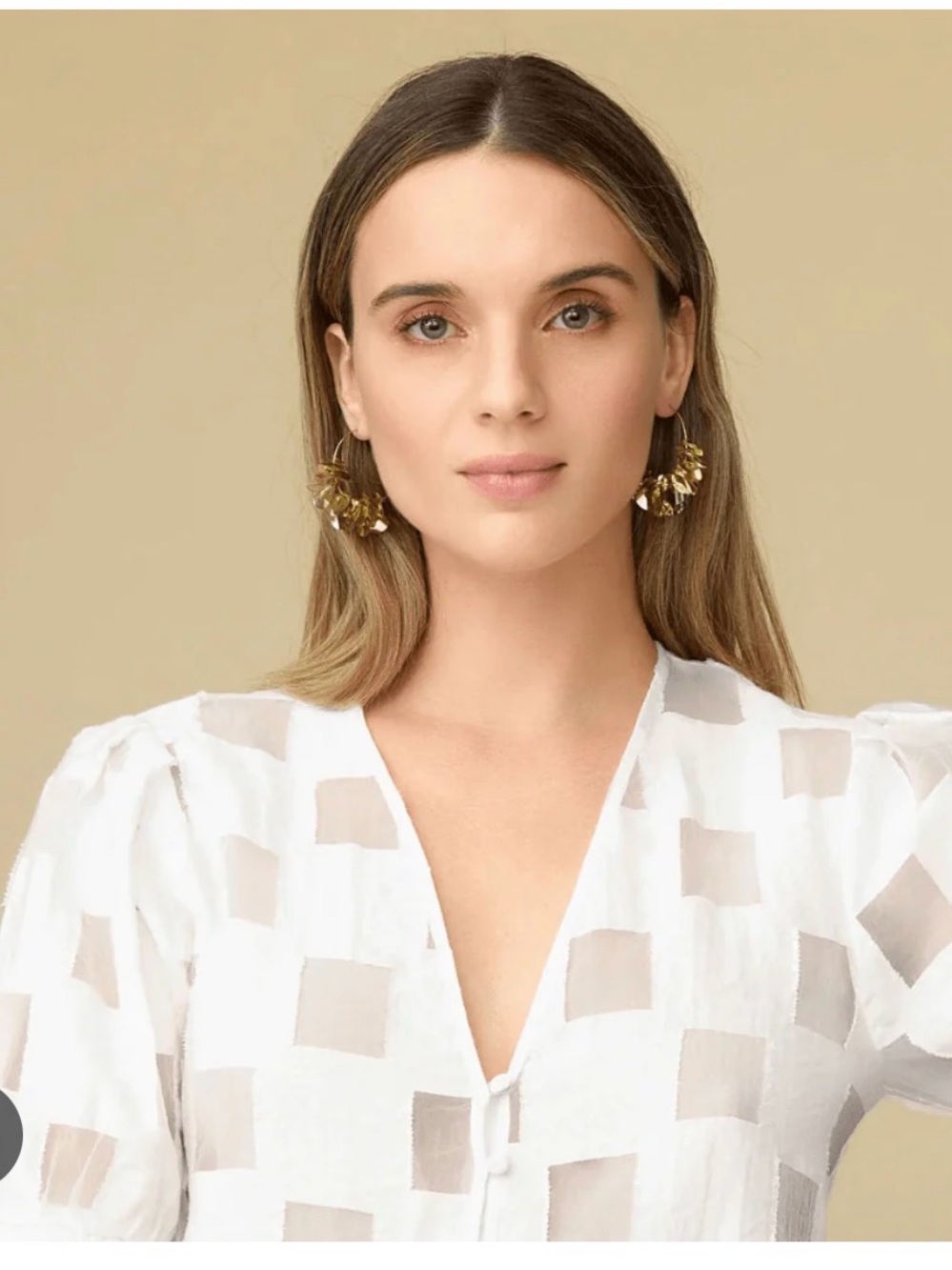 NWOT Mignonne Gavigan Mini Lola glitter earrings